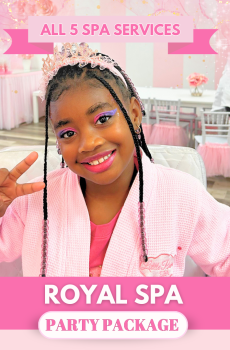 Little Princess Spa® Royal spa party package