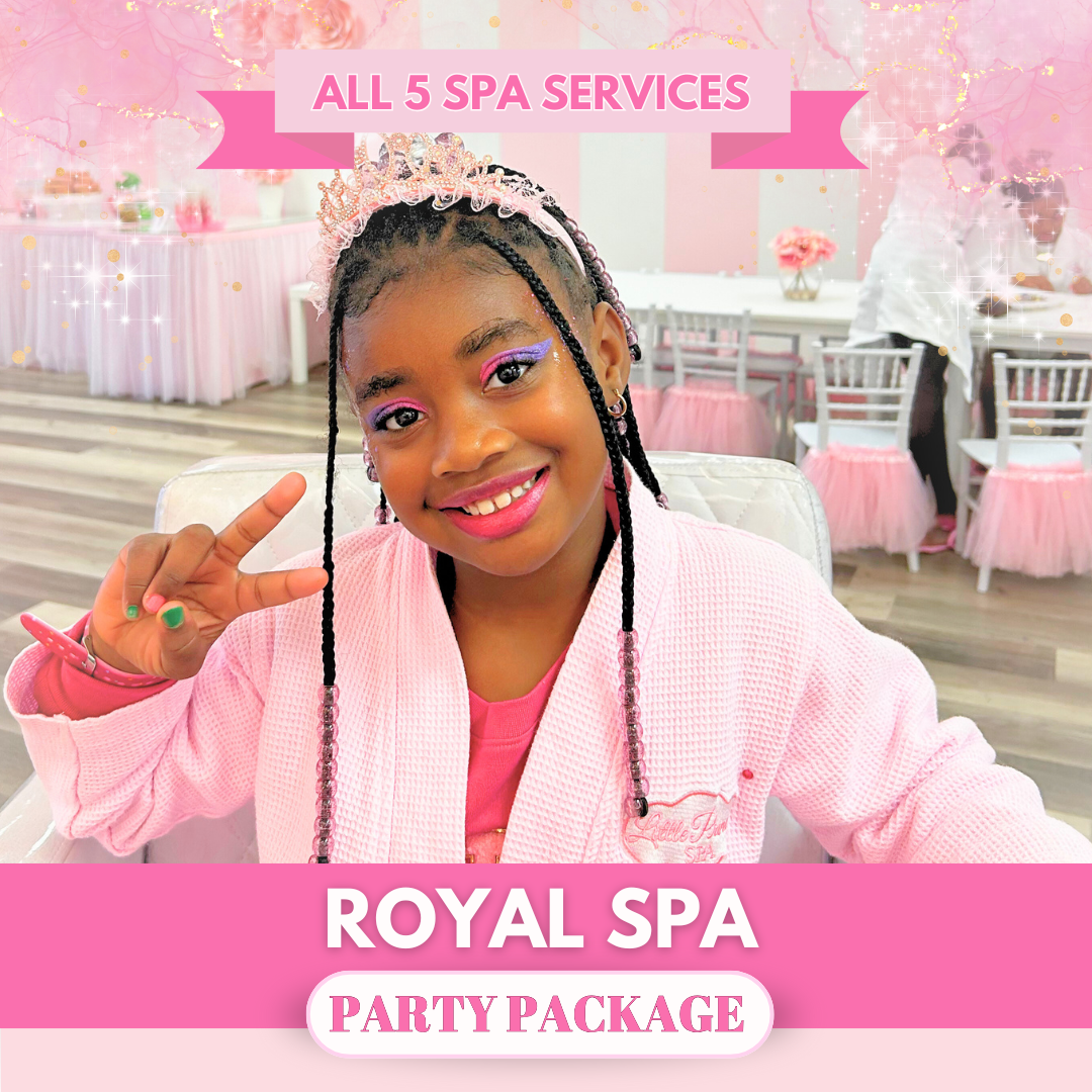 Little Princess Spa® Royal spa party package