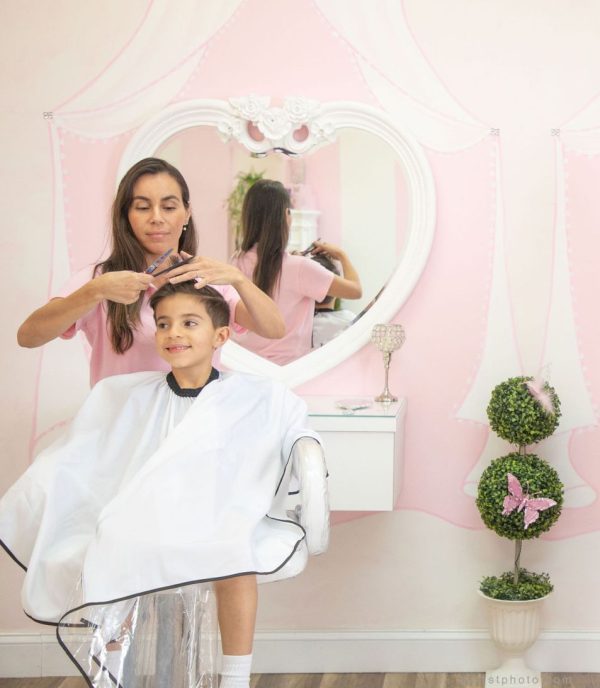 Mini Glam Haircut & Spa - Image 5